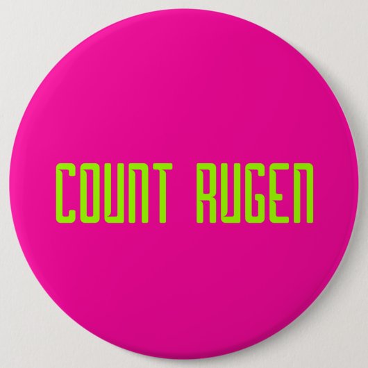 PINK CR-toets Ronde Button 6,0 Cm (Voorkant)