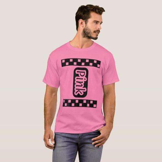 Pink Crayon Halloween Crayon Costume Couple T-shirt (Voorkant volledig)