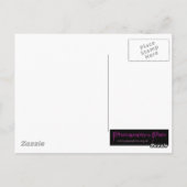 Pink Crazy Fractal Briefkaart (Achterkant)