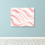Pink Cream Abstract Design Canvas Afdruk (Insitu (Houten vloer))