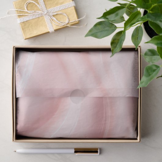 Pink Cream Abstract Design Tissuepapier (Geschenk)