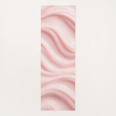 Pink Cream Abstract Design Yogamat (Achterkant)