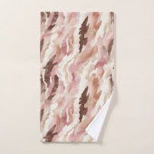 Pink Cream Chocolate Brown Bad Handdoek (Handdoek)