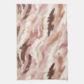 Pink Cream Chocolate Brown Theedoek (Verticaal)