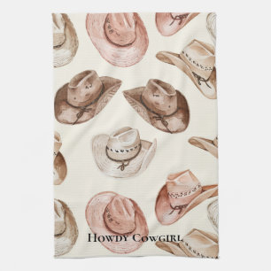 Pink Cream Cowgirl Petten Theedoek