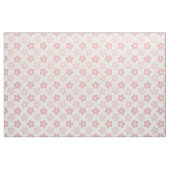 Pink Cream Daisy Flowers Retro Patroon Stof (Fat Quarter)