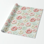 Pink Cream Donuts Birthday Cadeaupapier (Uitgerold)