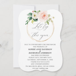 Pink Cream Floral Weddenschap Probeer opnieuw Nieu Kaart