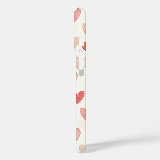 Pink Cream Hearts Case-Mate iPhone Case (Achterkant / Links)