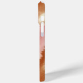 Pink Cream Tan Southwest Cowgirl Koeienhuid Case-Mate iPhone Case (Achterkant / Links)