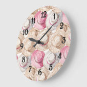 Pink Cream White Straw Hats Grote Klok (Hoek)