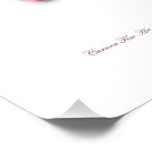 "Pink Creation", glanzend Poster (Hoek)