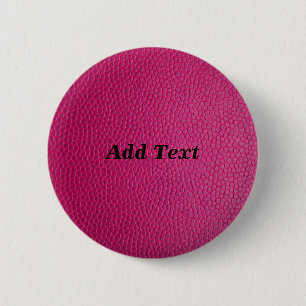Pink Creëer Uw eigen aangepaste tekst toevoegen Ronde Button 5,7 Cm