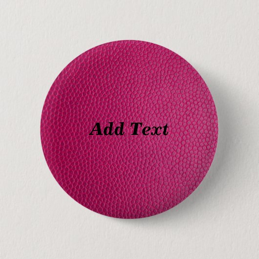 Pink Creëer Uw eigen aangepaste tekst toevoegen Ronde Button 5,7 Cm (Voorkant)