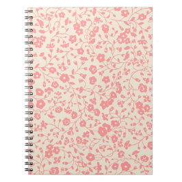 Pink Creepers Floral Design Notitieboek