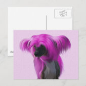 Pink Crestie Briefkaart (Voorkant / Achterkant)