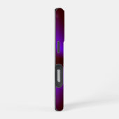 Pink Crimson Paarse regenboog iPhone Hoesje (Rechterkant)