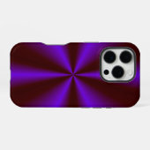 Pink Crimson Paarse regenboog iPhone Hoesje (Achterkant horizontaal)