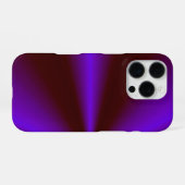 Pink Crimson Paarse regenboog iPhone Hoesje (Achterkant horizontaal)