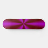 Pink Crimson Red Rainbow Skateboard (Horizontaal)