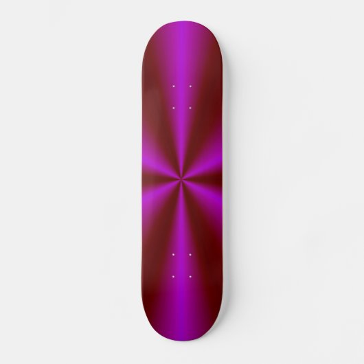 Pink Crimson Red Rainbow Skateboard (Voorkant)