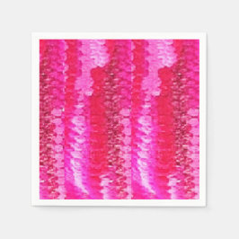 Pink Crochet Napkins Servet