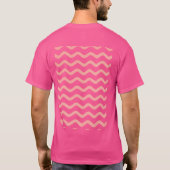 Pink Crown verjaardagsuitnodiging | tovenarij T-shirt (Achterkant)
