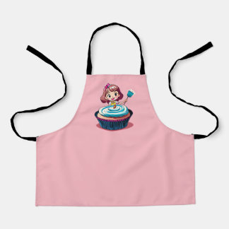 Pink Cupcake Princess Schort