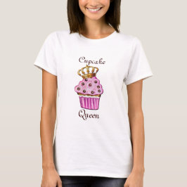 Pink Cupcake Queen T-shirt