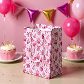 Pink Cupcakes Birthday GIft Bag Medium Cadeauzakje
