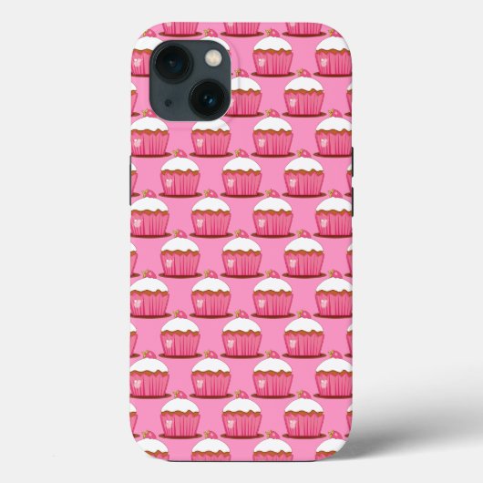 Pink Cupcakes Phone Case (Achterkant)