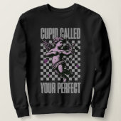 Pink Cupid wordt mijn Valentijn Trui (Design voorkant)