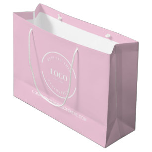 Pink Custom Business Company website wit Logo Groot Cadeauzakje