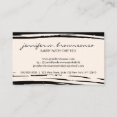 Pink Custom Cake van Weddenschap Visitekaartje (Achterkant)