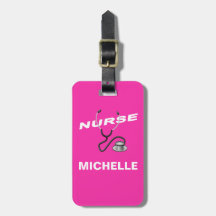 PINK Custom Nurse Name