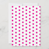 Pink Cute Baby Elephant Baby Shower Invitation  Kaart (Achterkant)