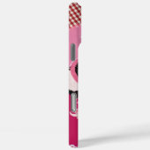 Pink Cute Cat Phone Case Kawaii Kitten Aesthetic (Achterkant / Rechts)