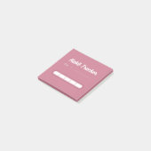 Pink Cute Habit Tracker Post-it® Notes (Schuin)