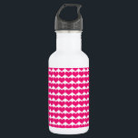 Pink Cute Hearts Pattern Fles<br><div class="desc">Eenvoudig en lief Cute Hearts Pattern met een herhalend patroon van kleine roze harten. De tekst kan aan dit ontwerp worden toegevoegd om het een persoonlijke aanraking te geven.</div>