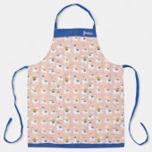 Pink Cute Llama Pattern Schort (Voorkant)