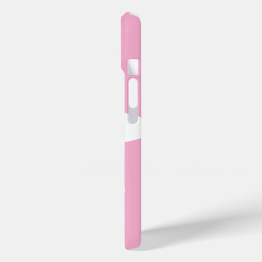 Pink Cute White Daisy IPhone 15 Case (Achterkant / Links)