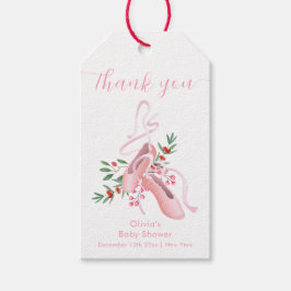Pink Cute Winter Ballerina Tutu Cold Baby Shower  Cadeaulabel