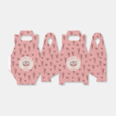 Pink Cutie Pie Baby Girl Bedankdoosjes (Uitgevouwen)