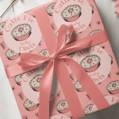 Pink Cutie Pie Baby Girl Cadeaupapier