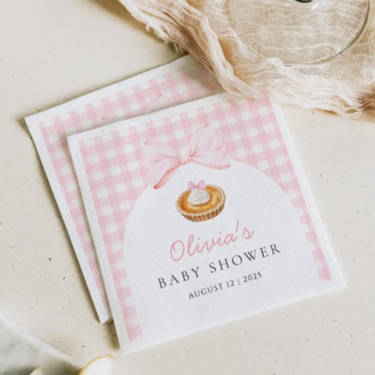 Pink Cutie Pie Baby shower Servet