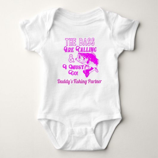 Pink Daddy's Gevist partner Largemouth Bass Romper (Voorkant)