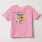 Pink Daddy's Pumpkin Herfst Vlinders Nebula Meisje Kinder Shirts (Voorkant)