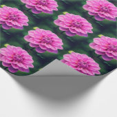 Pink Dahlia Cadeaupapier (Hoek)