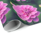Pink Dahlia Cadeaupapier (Rol Hoek)