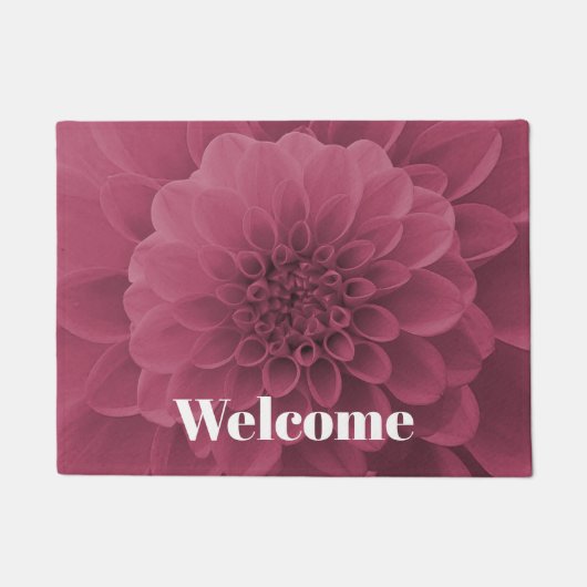 Pink Dahlia Deurmat (Voorkant)